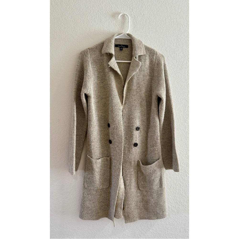 Love Tree Beige Cardigan with Pockets